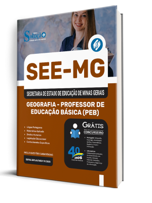 Apostila SEE-MG 2025 - Geografia - Professor De Educação Básica (PEB) - Imagem 2
