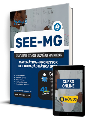 Apostila SEE-MG 2025 - Matemática - Professor de Educação Básica (PEB) - Imagem 1