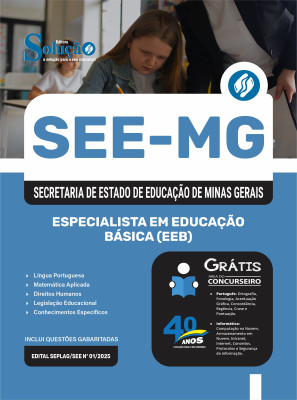 Apostila SEE-MG 2025 - Especialista em Educação Básica (EEB) - Imagem 3