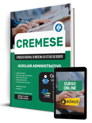 Capa Apostila CREMESE 2025 - Auxiliar Administrativo