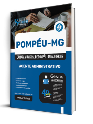 Apostila Câmara de Pompéu - MG 2025 - Agente Administrativo - Imagem 2