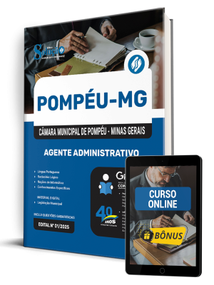 Apostila Câmara de Pompéu - MG 2025 - Agente Administrativo - Imagem 1