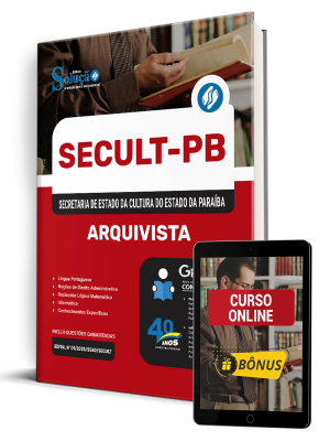 Apostila SECULT-PB 2025 - Arquivista - Imagem 1