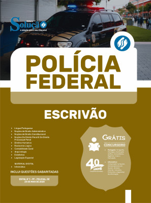 Apostila Polícia Federal (PF) em PDF 2025 - Escrivão de Polícia Federal - Imagem 1