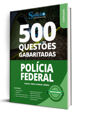 Caderno de Questões Polícia Federal (PF) - Comum - Perito Criminal Federal - 500 Questões Gabaritadas - Imagem 1