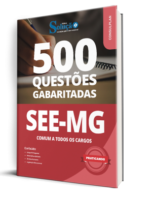Caderno de Questões SEE-MG - Comum a Todos os Cargos - 500 Questões Gabaritadas - Imagem 1