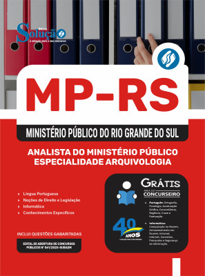 Apostila MP-RS 2025 - Analista do Ministério Público - Especialidade Arquivologia - Imagem 3