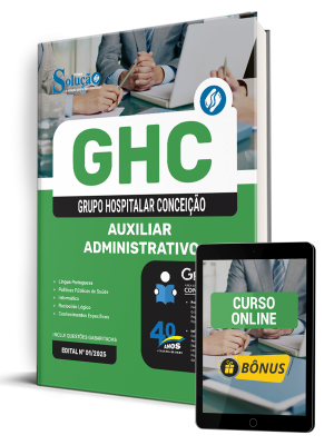 Apostila GHC 2025 - Auxiliar Administrativo - Imagem 1