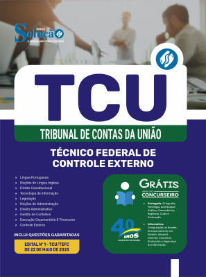 Apostila TCU 2025 - Técnico Federal de Controle Externo - Imagem 3