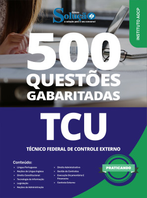 Caderno de Questões TCU - Técnico Federal de Controle Externo - 500 Questões Gabaritadas - Imagem 2