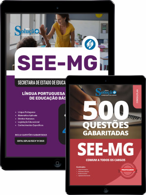 Combo SEE-MG - Língua Portuguesa - Professor de Educação Básica (PEB) - Imagem 1