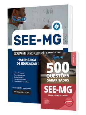 Combo SEE-MG - Matemática - Professor de Educação Básica (PEB) - Imagem 1