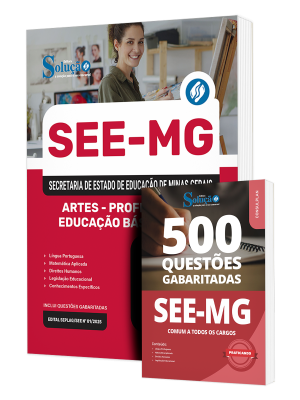 Combo SEE-MG - Artes - Professor de Educação Básica (PEB) - Imagem 1