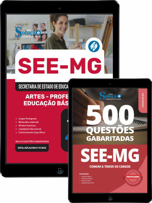 Combo SEE-MG - Artes - Professor de Educação Básica (PEB) - Imagem 1