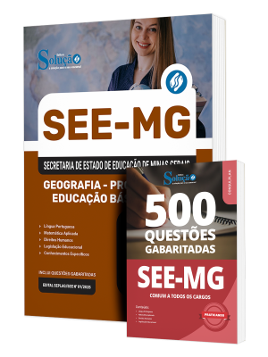 Combo SEE-MG - Geografia - Professor de Educação Básica (PEB) - Imagem 1