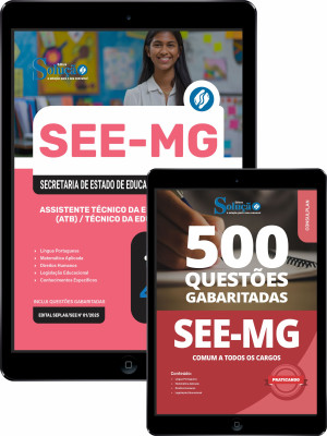 Combo SEE-MG - Assistente Técnico da Educação Básica (ATB) / Técnico da Educação (TDE) - Imagem 1