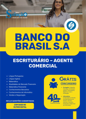 Apostila Banco do Brasil 2025 - Escriturário - Agente Comercial - Imagem 3