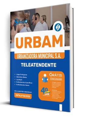 Apostila URBAM 2025 - Teleatendente - Imagem 2