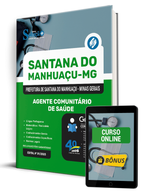Apostila Prefeitura de Santana do Manhuaçu-MG 2025 - Agente Comunitário de Saúde - Imagem 1