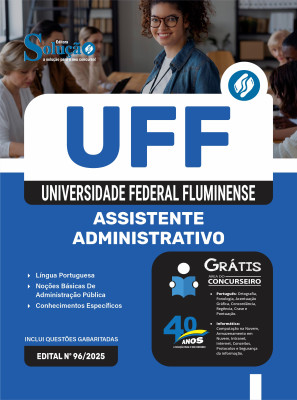 Apostila UFF-RJ 2025 - Assistente Administrativo - Imagem 3