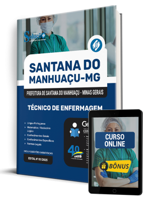 Apostila Prefeitura de Santana do Manhuaçu - MG 2025 - Técnico de Enfermagem - Imagem 1