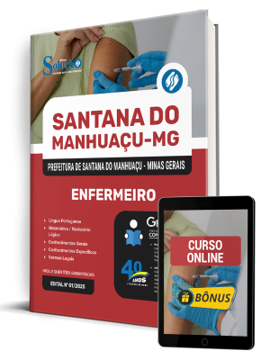 Apostila Prefeitura de Santana do Manhuaçu - MG 2025 - Enfermeiro - Imagem 1