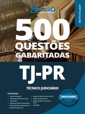 Caderno de Questões TJ-PR - Técnico Judiciário - 500 Questões Gabaritadas - Imagem 2