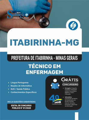 Apostila Prefeitura de Itabirinha - MG 2025 - Técnico em Enfermagem - Imagem 3