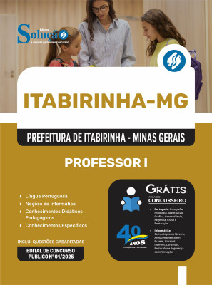 Apostila Prefeitura de Itabirinha - MG 2025 - Professor I - Imagem 3