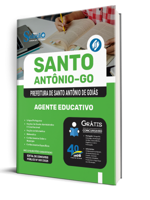 Apostila Prefeitura de Santo Antônio de Goiás - GO 2025 - Agente Educativo - Imagem 2