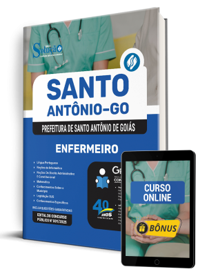Apostila Prefeitura de Santo Antônio de Goiás - GO 2025 - Enfermeiro - Imagem 1