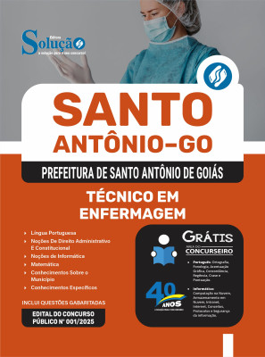 Apostila Prefeitura de Santo Antônio de Goiás - GO 2025 - Técnico em Enfermagem - Imagem 3