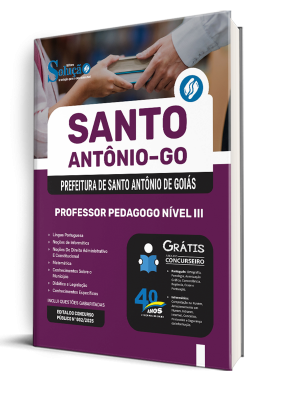 Apostila Prefeitura de Santo Antônio de Goiás - GO 2025 - Professor Pedagogo Nível III - Imagem 2