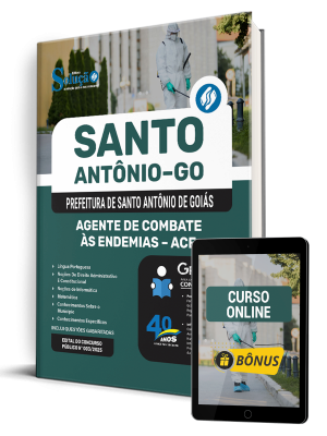 Apostila Prefeitura de Santo Antônio de Goiás - GO 2025 - Agente de Combate às Endemias – ACE - Imagem 1