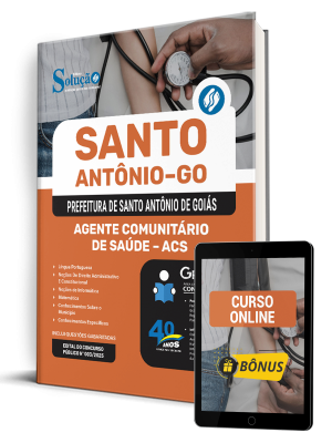 Apostila Prefeitura de Santo Antônio de Goiás - GO 2025 - Agente Comunitário de Saúde – ACS - Imagem 1