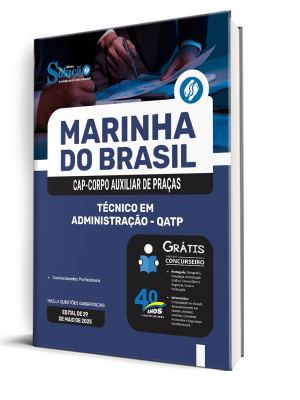 Apostila Marinha do Brasil - Corpo Auxiliar de Praças (CAP) 2025 - Técnico em Administração - QATP - Imagem 2