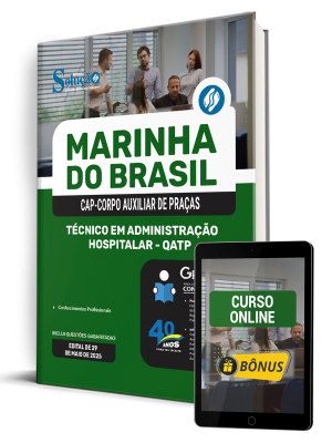 Apostila Marinha do Brasil - Corpo Auxiliar de Praças (CAP) 2025 - Técnico em Administração Hospitalar - QATP - Imagem 1