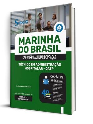Apostila Marinha do Brasil - Corpo Auxiliar de Praças (CAP) 2025 - Técnico em Administração Hospitalar - QATP - Imagem 2
