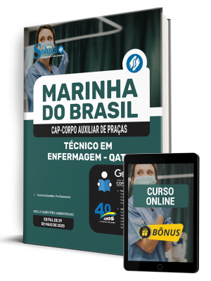 Apostila Marinha do Brasil - Corpo Auxiliar de Praças (CAP) 2025 - Técnico em Enfermagem - QATP - Imagem 1