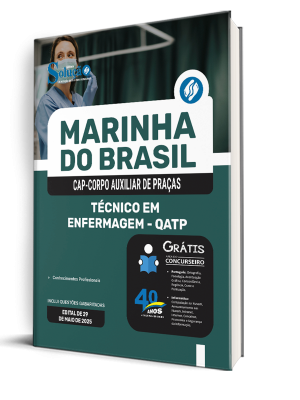 Apostila Marinha do Brasil - Corpo Auxiliar de Praças (CAP) 2025 - Técnico em Enfermagem - QATP - Imagem 2