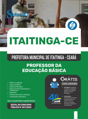 Apostila Prefeitura de Itaitinga - CE 2025 - Professor da Educação Básica - Imagem 3