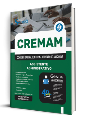 Apostila CREMAM 2025 - Assistente Administrativo - Imagem 2
