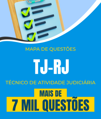 Mapa de Questões Online - TJ-RJ - Técnico de Atividade Judiciária - 7 Mil Questões - Imagem 1