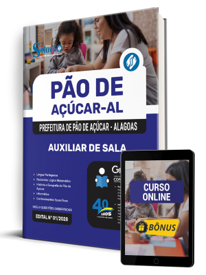 Apostila Prefeitura de Pão de Açúcar-AL 2025 - Auxiliar de Sala - Imagem 1