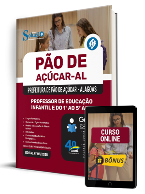 Apostila Prefeitura de Pão de Açúcar-AL 2025 - Professor de Educação Infantil e do 1º ao 5º ano - Imagem 1