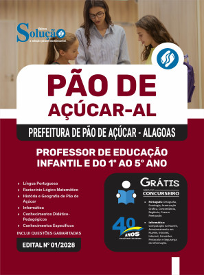 Apostila Prefeitura de Pão de Açúcar-AL 2025 - Professor de Educação Infantil e do 1º ao 5º ano - Imagem 3