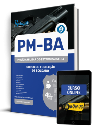 Capa Apostila PM-BA 2025 - Curso de Formação de Soldado