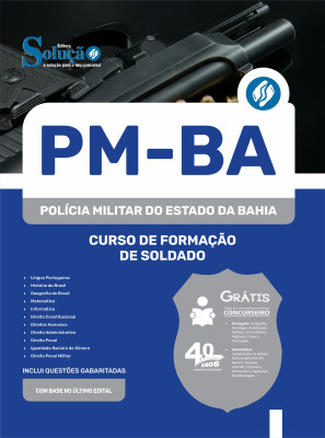 Apostila PM-BA 2025 - Curso de Formação de Soldado - Imagem 3