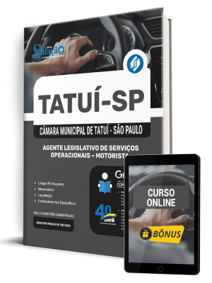 Apostila Câmara de Tatuí - SP 2025 - Agente Legislativo de Serviços Operacionais - Motorista - Imagem 1