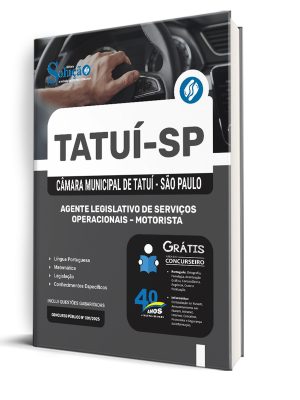 Apostila Câmara de Tatuí - SP 2025 - Agente Legislativo de Serviços Operacionais - Motorista - Imagem 2